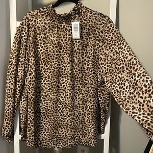 Torrid animal print blouse.  NWT size 2 (18-20)